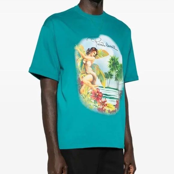 Roberto Cavalli Other - ROBERTO CAVALLI Hawaii-Print Cotton T-shirt